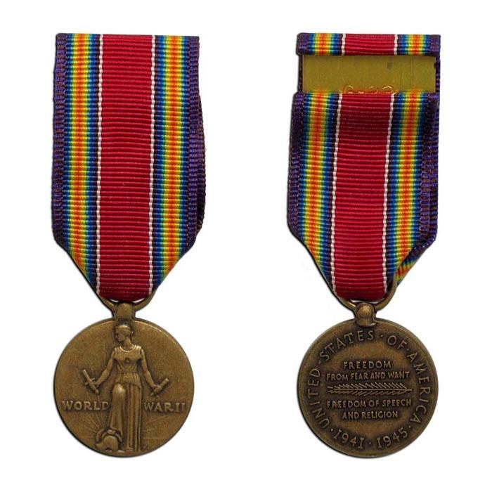 US during World War II medals